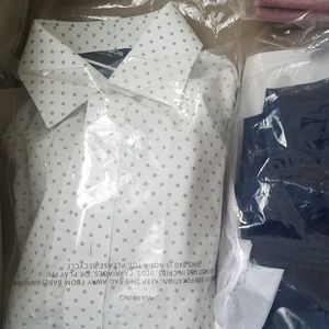 BONOBOS Dress Shirt (Blue Irving Rings) - NEW